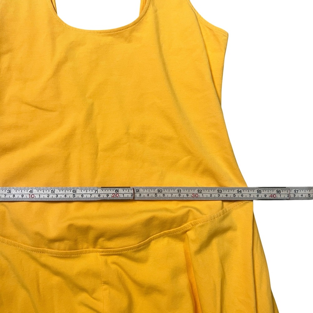 Free People Beach Yellow Scoop Back Circle Skirt Midi Dress XS OB2008104 - Picture 8 of 11
